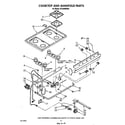 Whirlpool SF3300ERW5 cooktop and manifold diagram