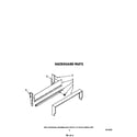 Whirlpool SF302EERW4 backguard diagram