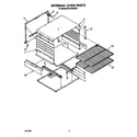 Whirlpool SF316PESW4 internal oven diagram