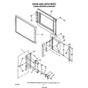 Whirlpool SM958PESW3 door and latch diagram
