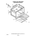 Whirlpool SM958PESW3 cabinet and hinge diagram
