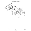 Whirlpool SF3117SRW4 backguard diagram