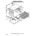 Whirlpool SF311PSRW2 internal oven diagram