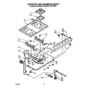 Whirlpool SF330PSRW3 cooktop and manifold diagram