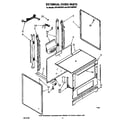 Whirlpool SF0100ERW4 external oven diagram