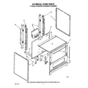 Whirlpool SF3004SRW2 external oven diagram