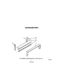 Whirlpool SF3007SRW3 backguard diagram