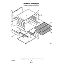 Whirlpool SF302EERW3 internal oven diagram