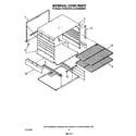 Whirlpool SF305EERW2 internal oven diagram