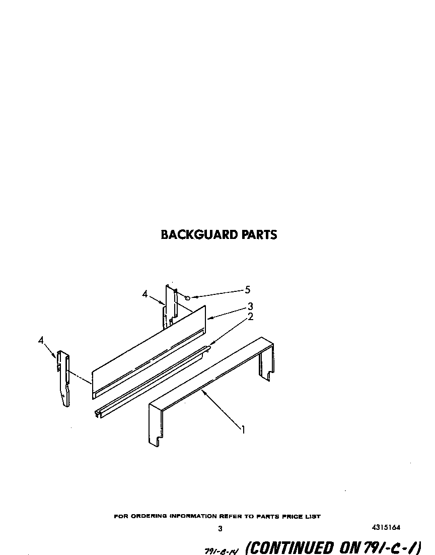 Whirlpool SF302ESRW4 back guard diagram