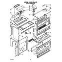 Whirlpool SM988PESW2 upper oven diagram