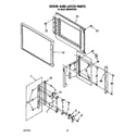 Whirlpool SM988PESW2 door and latch diagram