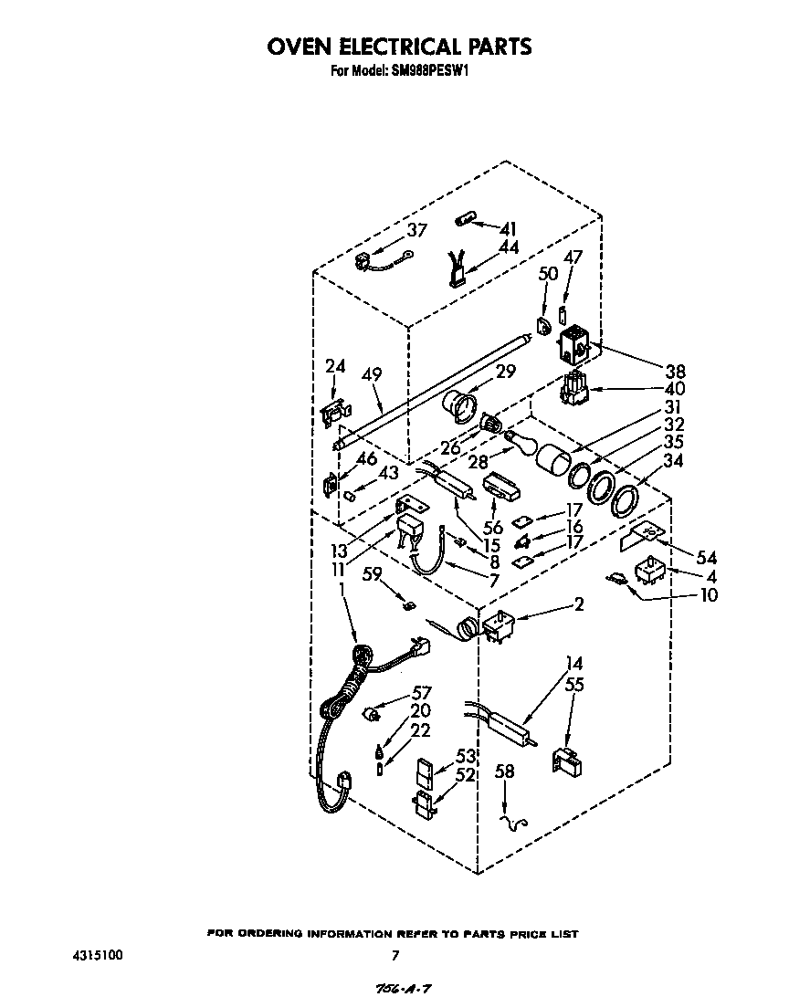 Whirlpool SM988PESW1 oven electrical diagram