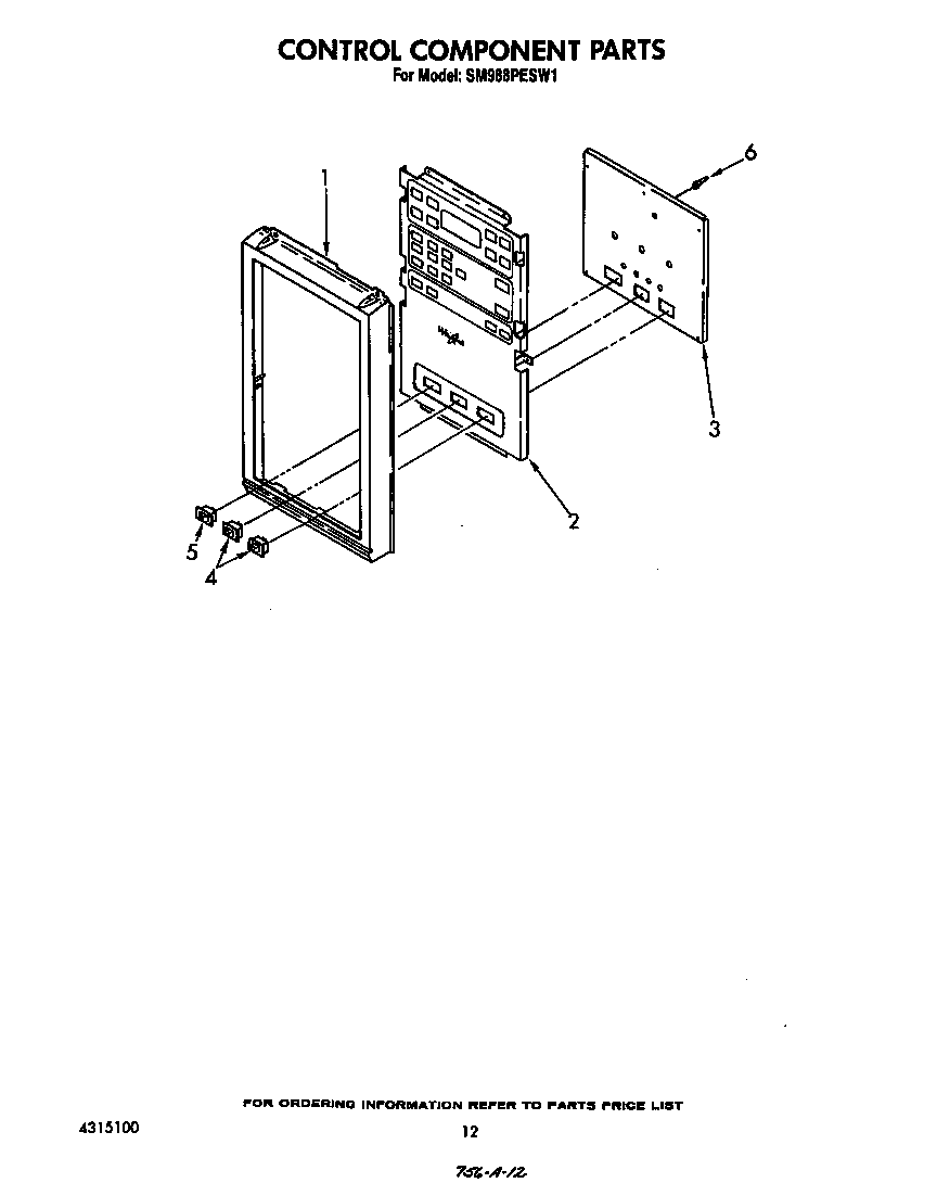 Whirlpool SM988PESW1 control component diagram