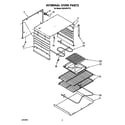 Whirlpool RS313PXTT0 internal oven diagram