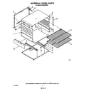Whirlpool SF5340ERW3 internal oven diagram