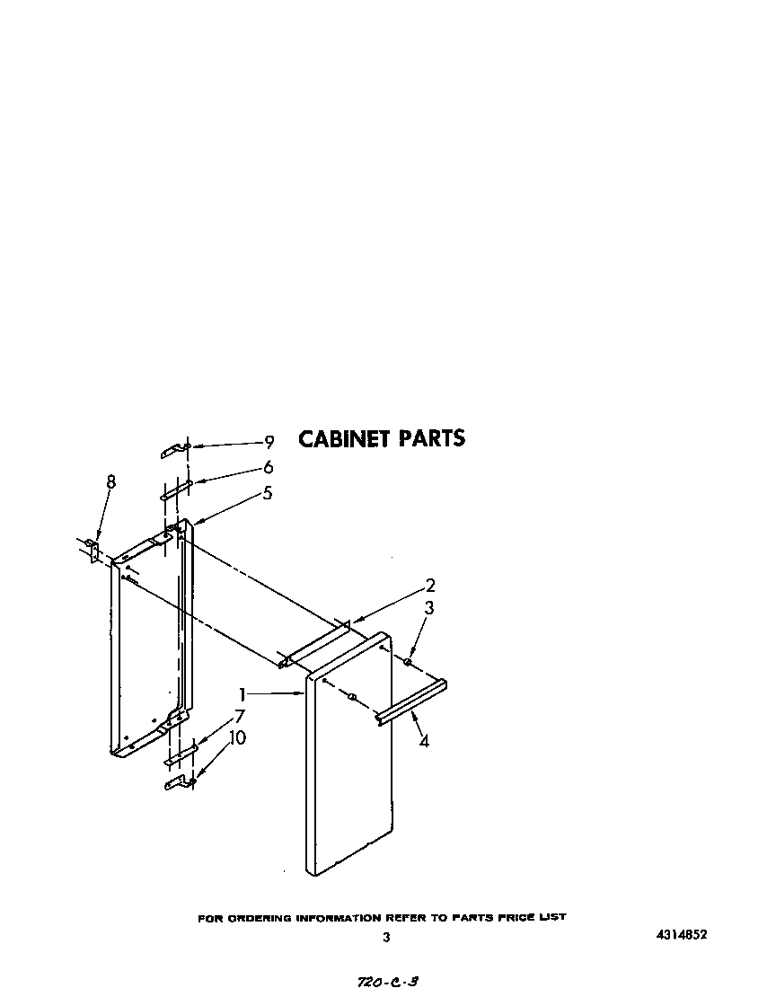 Whirlpool SF514ESRW3 cabinet diagram