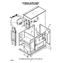 Whirlpool SF5140ERW2 external oven diagram