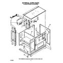 Whirlpool SF5140ERW1 external oven diagram
