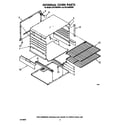 Whirlpool SF5140ERW2 internal oven diagram
