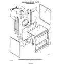 Whirlpool SF3100ERW1 external oven diagram