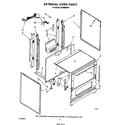 Whirlpool SF3000ERW1 external oven diagram