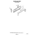 Whirlpool SF3000ERW1 backguard diagram