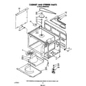 Whirlpool SM988PESW0 cabinet and stirrer diagram