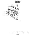 Whirlpool SC8430ERW1 cooktop parts diagram