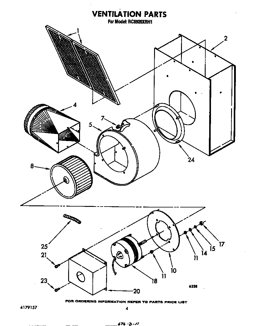 Whirlpool RC8920XRH1 ventilation diagram