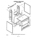 Whirlpool SS3004SRW0 external oven diagram