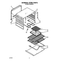 Whirlpool RF0100XRW1 internal oven diagram