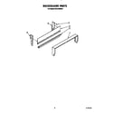 Whirlpool RF0100XRW1 backguard diagram