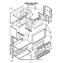 Whirlpool SM988PEPW2 upper oven diagram