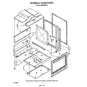 Whirlpool SM988PEPW1 external oven diagram