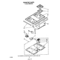 Whirlpool SM988PEPW1 cooktop diagram