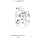 Whirlpool SF375BEPW1 oven electrical diagram