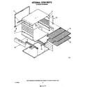 Whirlpool SF0100SRW0 internal oven diagram