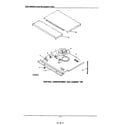 KitchenAid KESO176S control compartment and cabinet top diagram