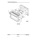 KitchenAid KESO176S door assembly diagram