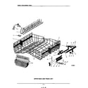 KitchenAid KDSS21A upper rack and track diagram