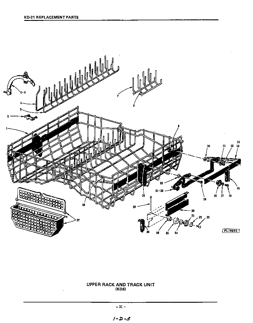 KitchenAid KUDS21CS0 ^kds diagram
