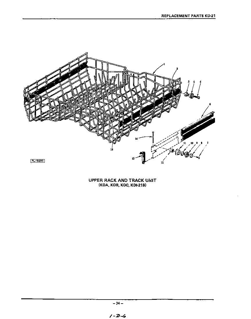 KitchenAid KUDS21CS0 ^kda, kdb, kdc, kdi-21b diagram