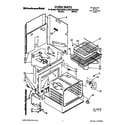 KitchenAid KEDC205YWH2 oven parts diagram