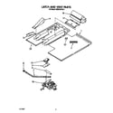 KitchenAid KEBI100YBL1 latch and vent diagram