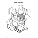 KitchenAid KEBS246YBL1 lower oven diagram