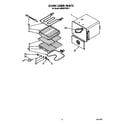 KitchenAid KEMS378XBL1 oven liner diagram