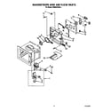 KitchenAid KEMS378XBL1 magnetron and air flow diagram