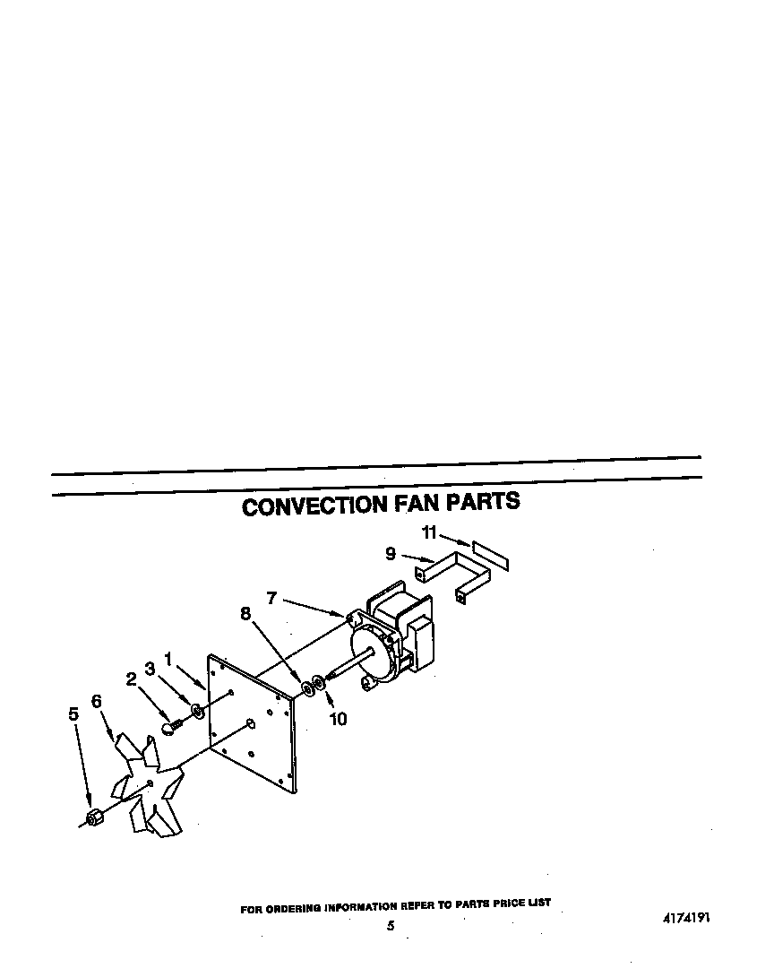 KitchenAid KEMS377XWH1 convection fan diagram