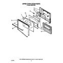 KitchenAid KEBI241XBL2 upper oven door diagram